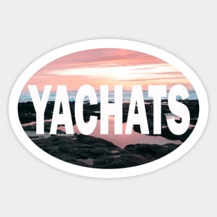 YACHATS OREGON Sticker